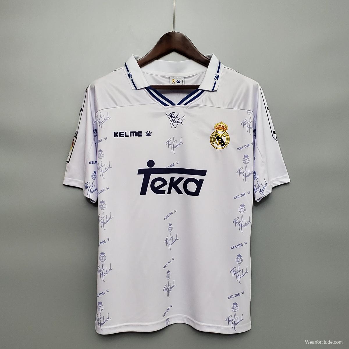 Retro Real Madrid 94/96 home Soccer Jersey