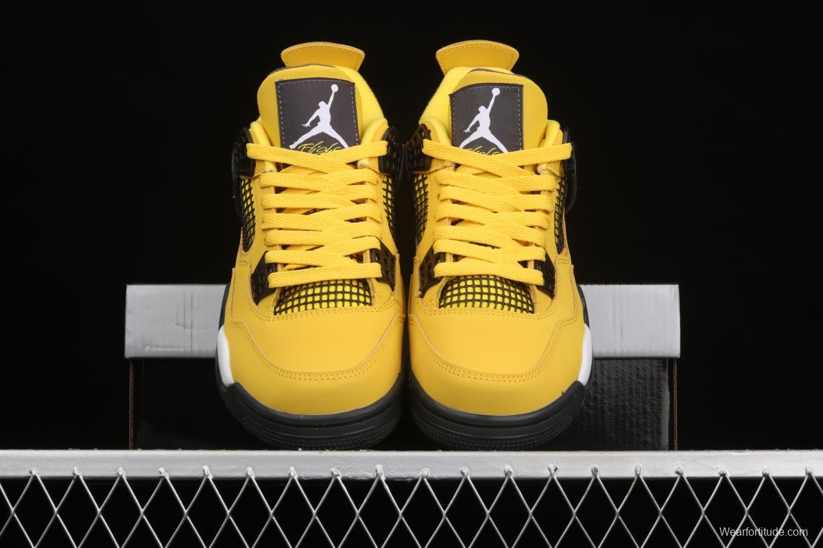 Air Jordan 4 Lightning Yellow Battery 314254-702