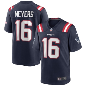 Men's Jakobi Meyers Navy Player Limited Team Jersey