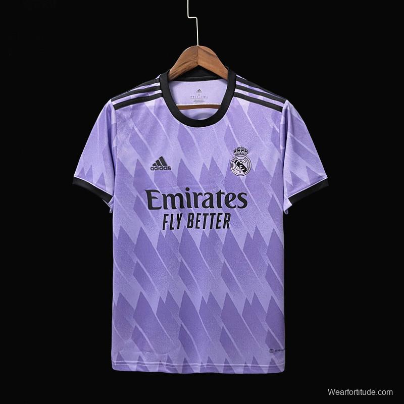 22/23 Real Madrid Away Soccer Jersey