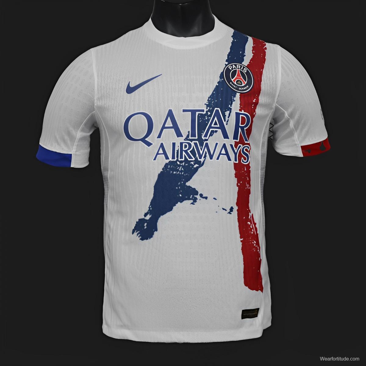 Player Version 24/25 PSG Away White Jersey