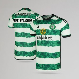 CELTIC 2023/24 FREE PALESTINE HOME FAN